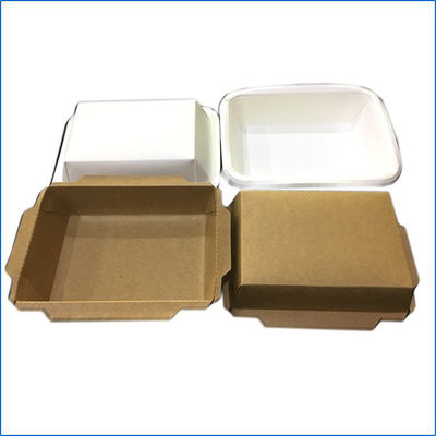 Máquina retangular descartável CHJ-A da cartonagem do almoço do papel do fast food
