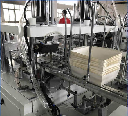 Máquina retangular descartável CHJ-A da cartonagem do almoço do papel do fast food