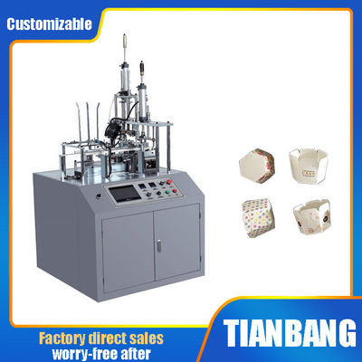 O PLC de FBJ-A controlou o copo Tray Forming Machine de papel do bolo
