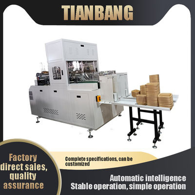 45-55 tempos Min Paper Lunch Box Machine Tray Forming Machine de papel